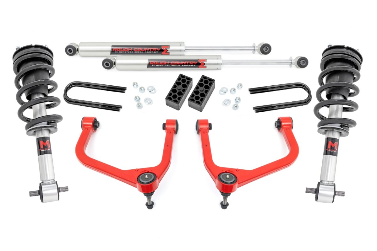 Chevrolet Silverado 1500 Suspension Lift Kit - Rear - Rough Country - 3.5 Inch Lift Kit | M1 | Rear Mono Leaf - '22-'24